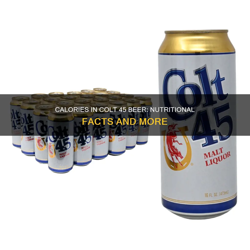 how many calories in colt 45 beer