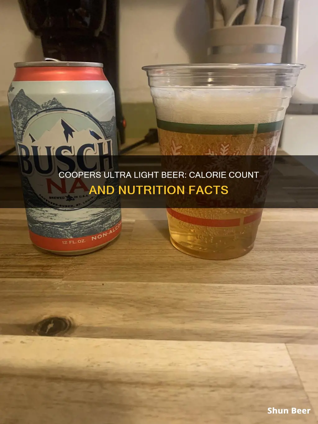 how many calories in coopers ultra light beer