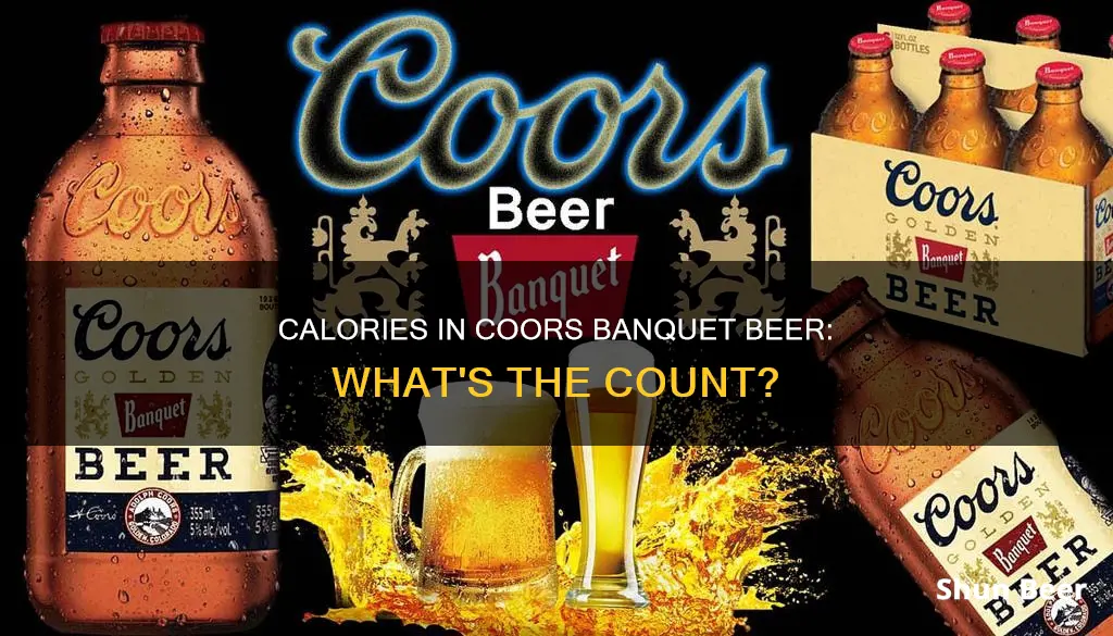 how many calories in coors banquet beer