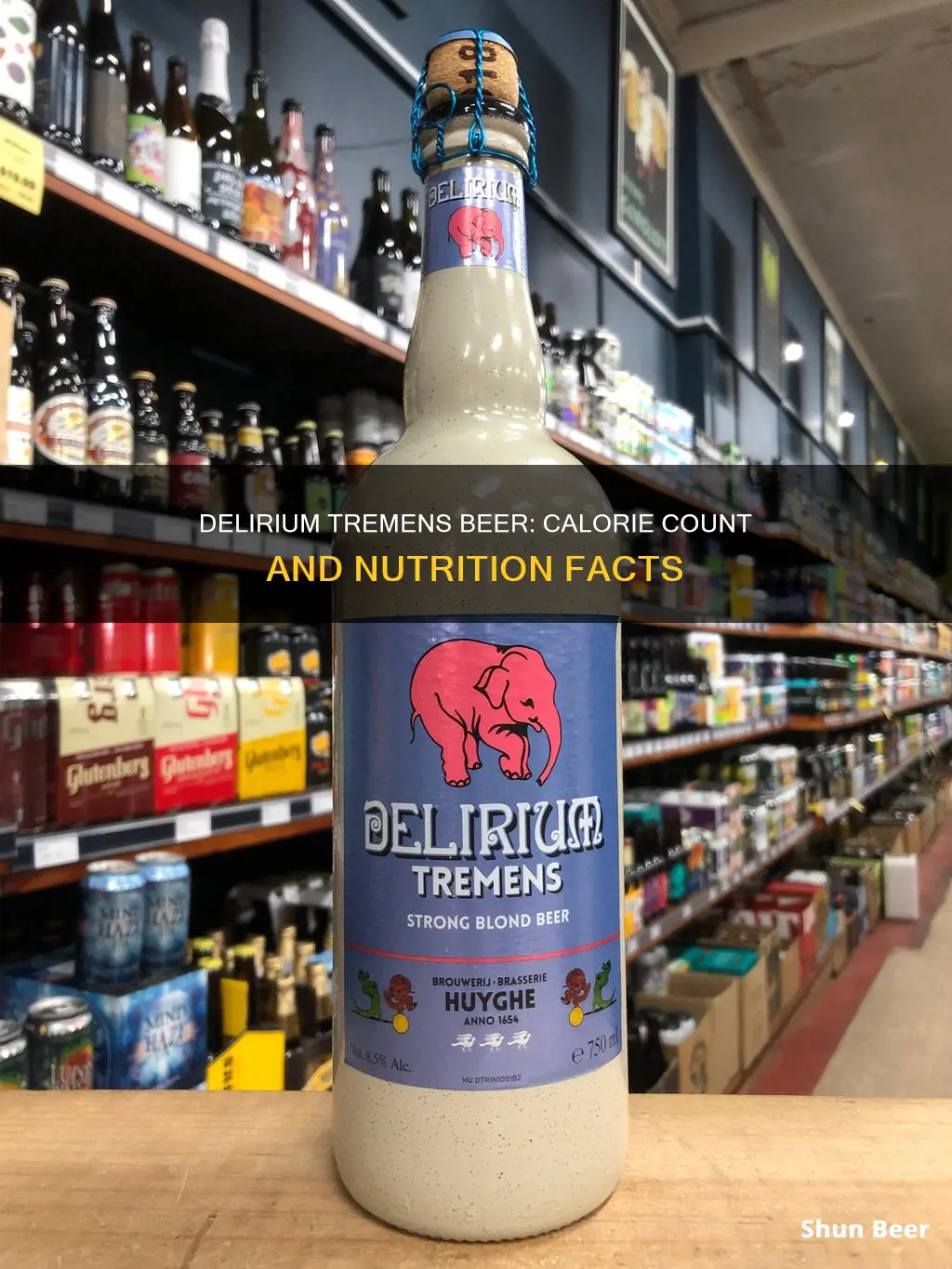 how many calories in delirium tremens beer