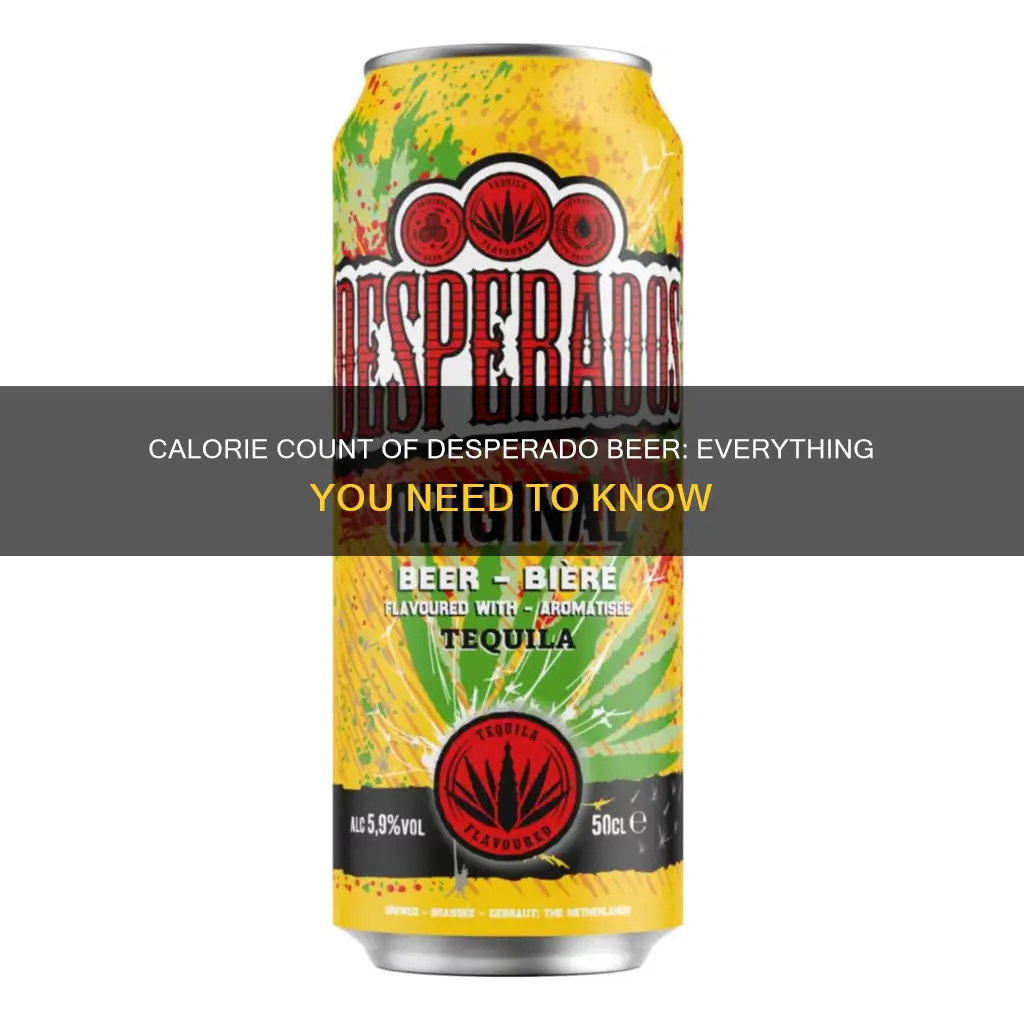 how many calories in desperado beer