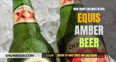 Calorie Count in Dos Equis Amber Beer