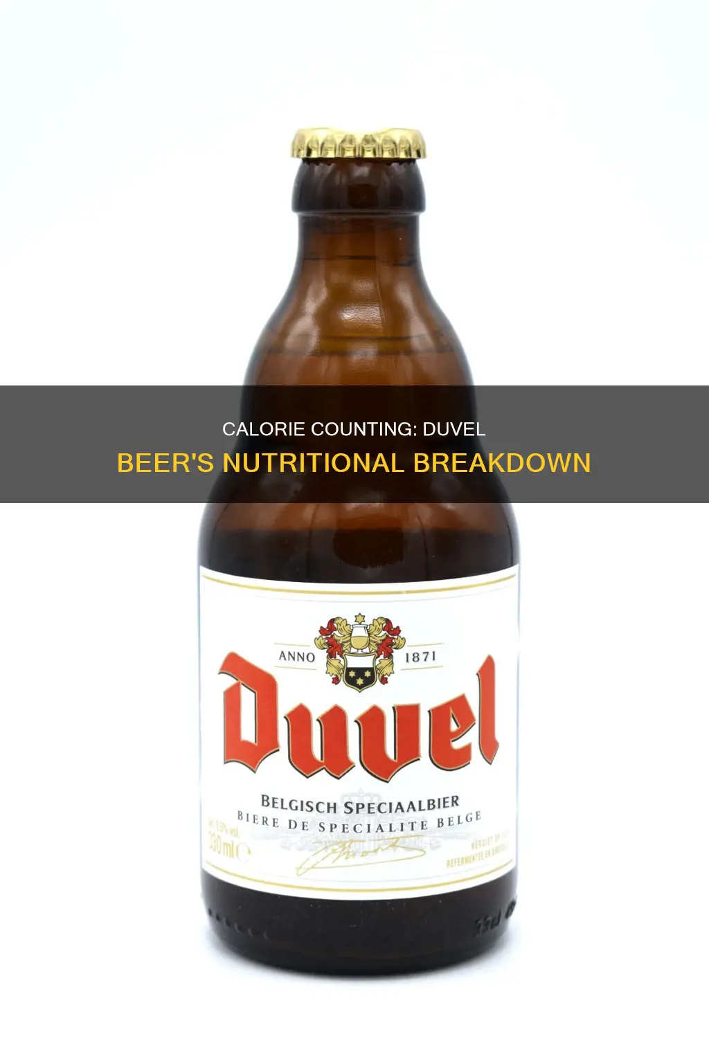 how many calories in duvel beer