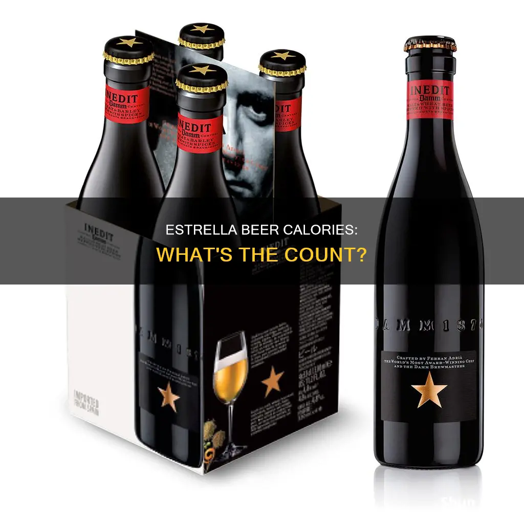 how many calories in estrella beer