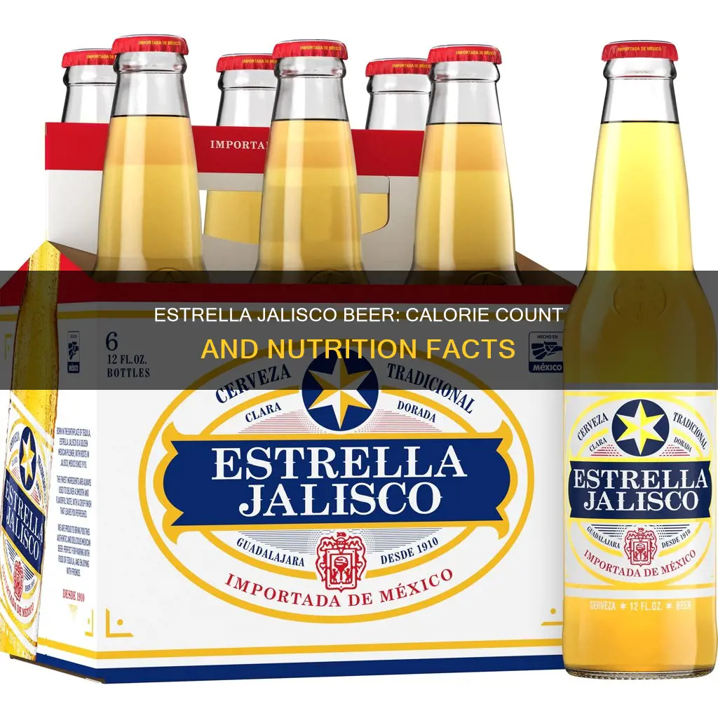 how many calories in estrella jalisco beer