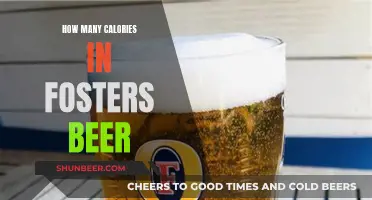 Calorie Count in Fosters Beer: Everything You Need to Know