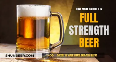 Full-Strength Beer Calories: How Many is Too Many?