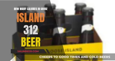 Goose Island 312 Beer: Calorie Count and Nutrition Facts