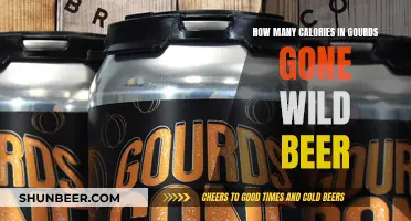 Calories in Wild Craft Beer: Gourd's Gone Wild