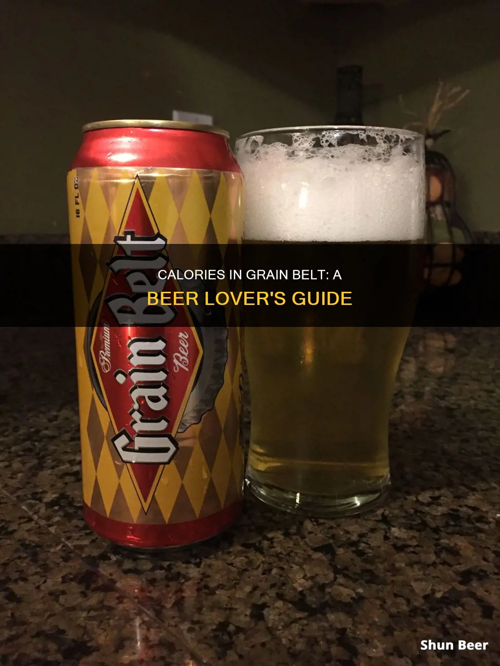 how many calories in grain belt premium beer