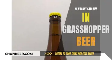 Grasshopper Beer: Calorie Count and Nutrition Facts