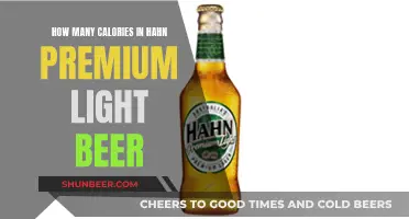 Light Beer, Big Calories? Hahn's Premium Beer Calorie Count