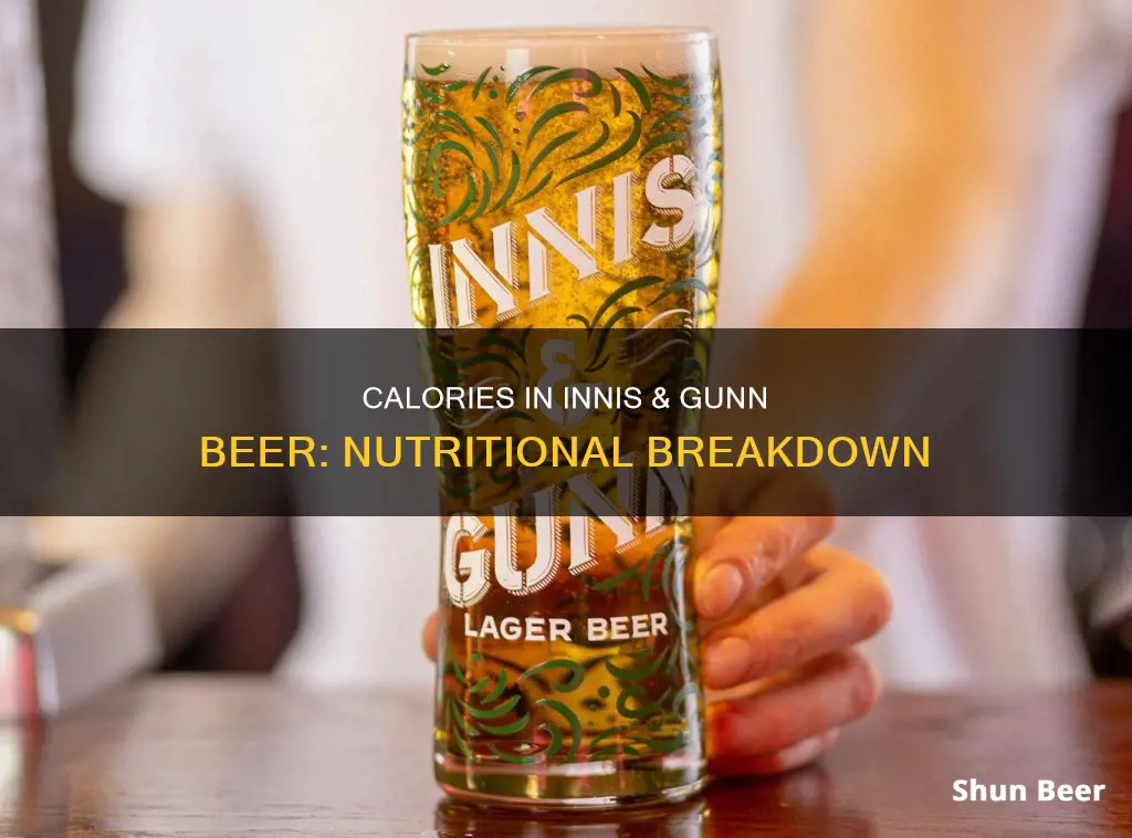 how many calories in innis and gunn beer