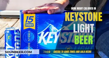 Keystone Light Beer: Calorie Count and Health Facts