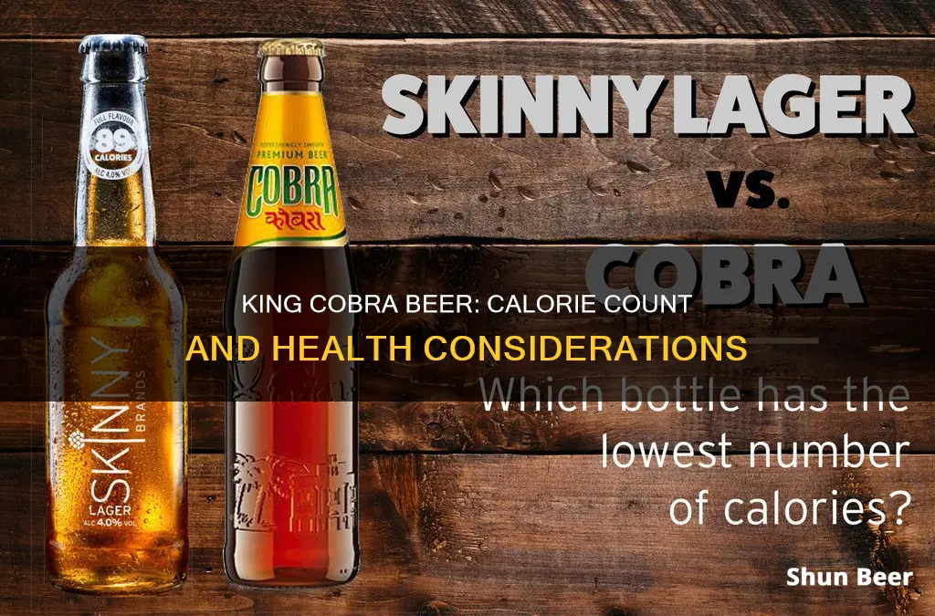 how many calories in king cobra beer