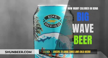 Kona Big Wave Beer: Calorie Count and Nutrition Facts