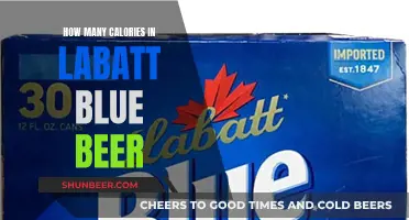 Calories in Labatt Blue Beer: Nutritional Breakdown