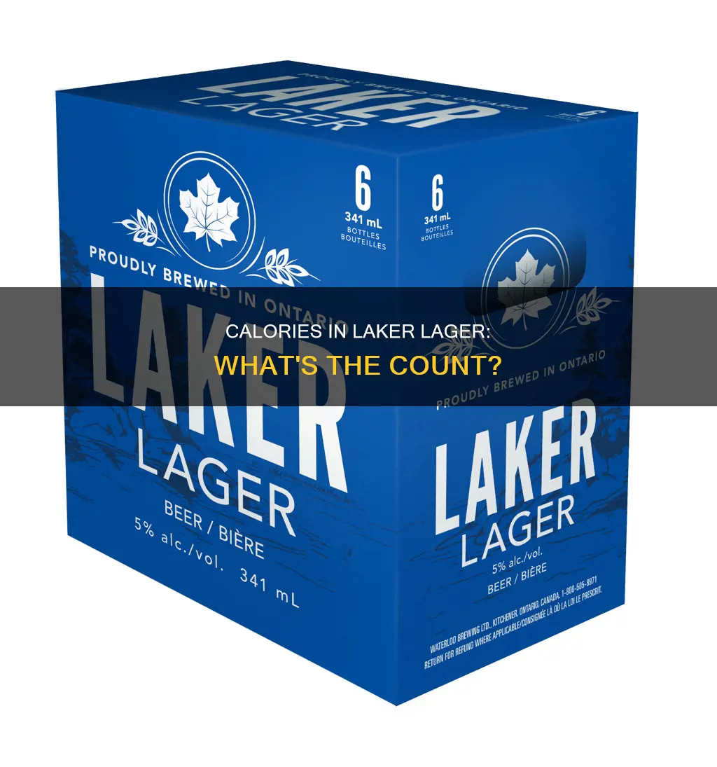 how many calories in laker lager beer