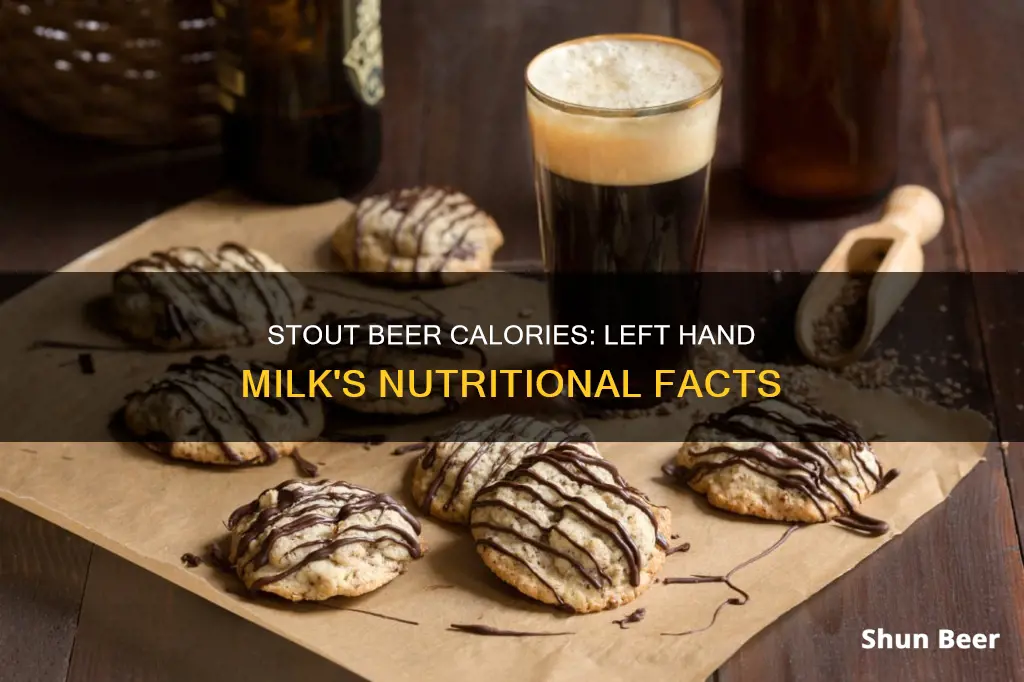 how many calories in left hand milk stout beer