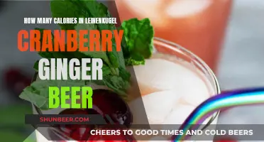 Calories in Leinenkugel's Cranberry Ginger Beer: A Healthy Treat?