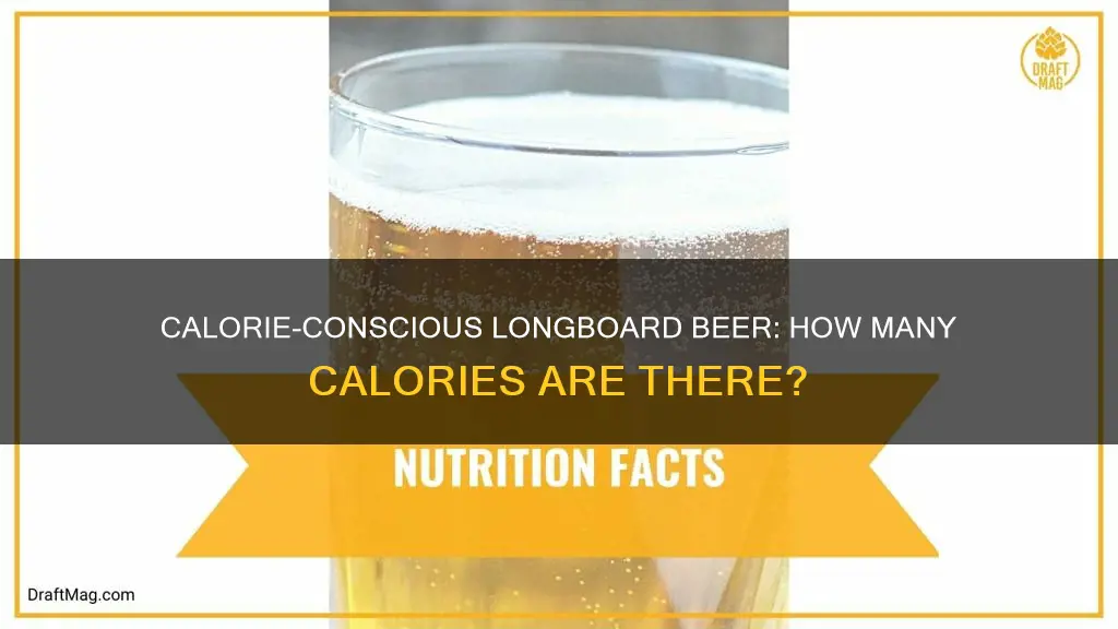 how many calories in longboard beer