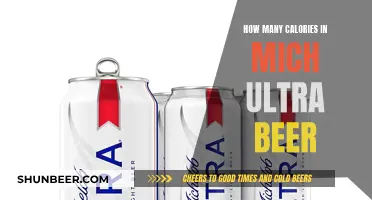 Calorie Counting: Michelob Ultra Beer's Nutritional Breakdown