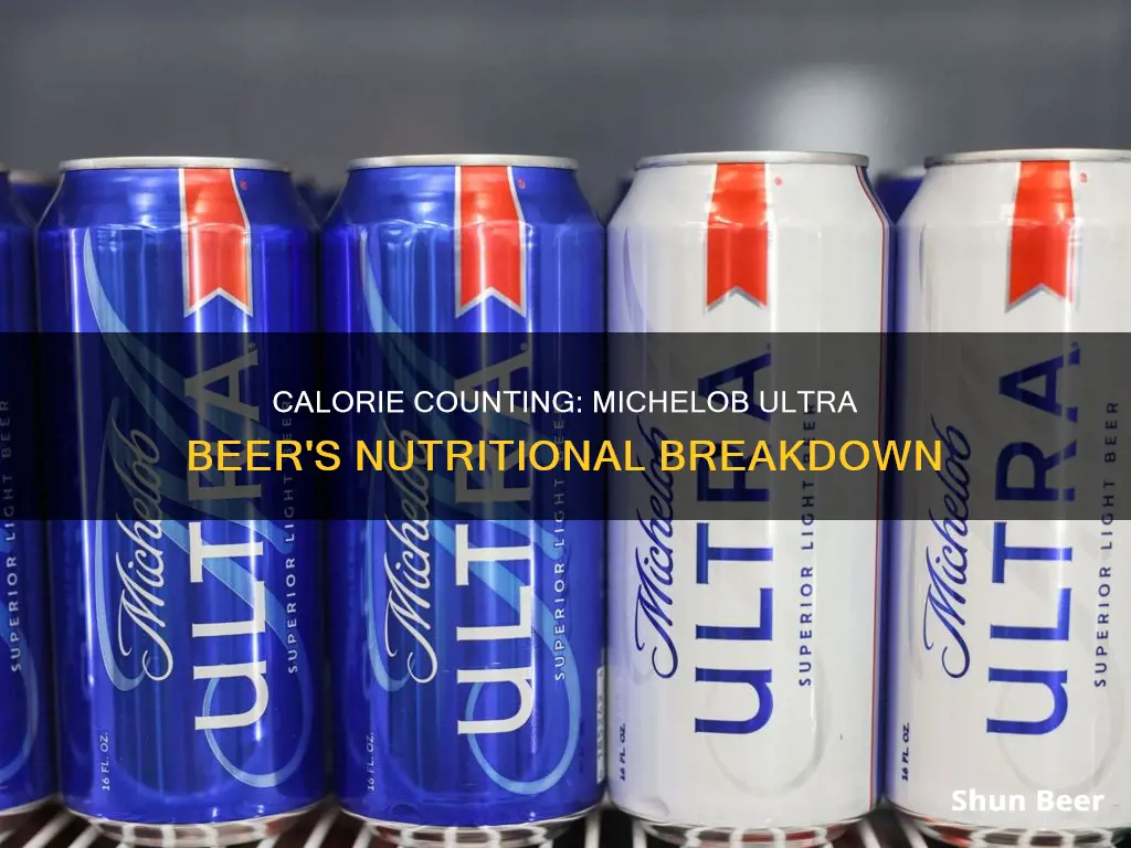 how many calories in mich ultra beer