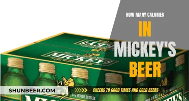 Mickey's Beer: Calorie Count and Nutrition Facts