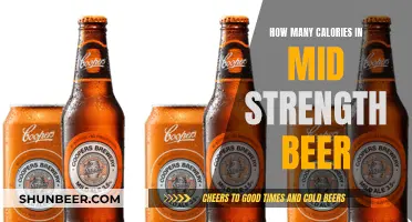 Mid-Strength Beer Calories: How Much Energy?