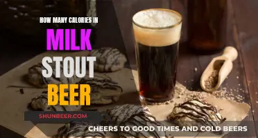 Calorific Content of Milk Stout Beer Explored