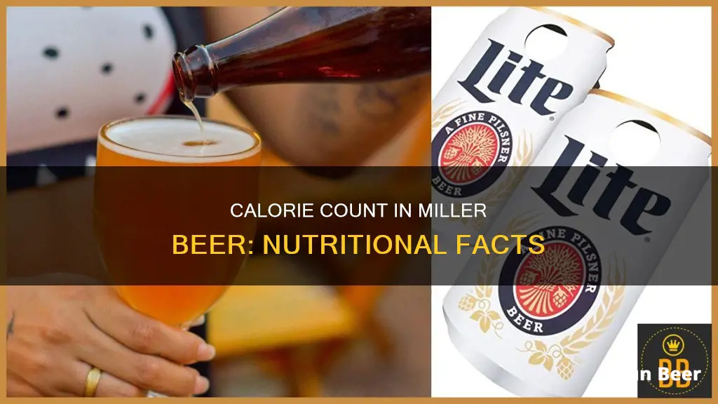 how many calories in miller beer