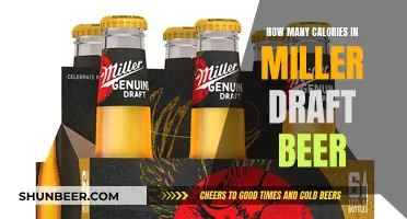 Calorie Counting: Miller Draft Beer's Nutritional Breakdown