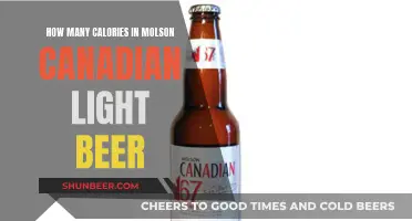 Calorie Count in Molson Canadian Light Beer Revealed