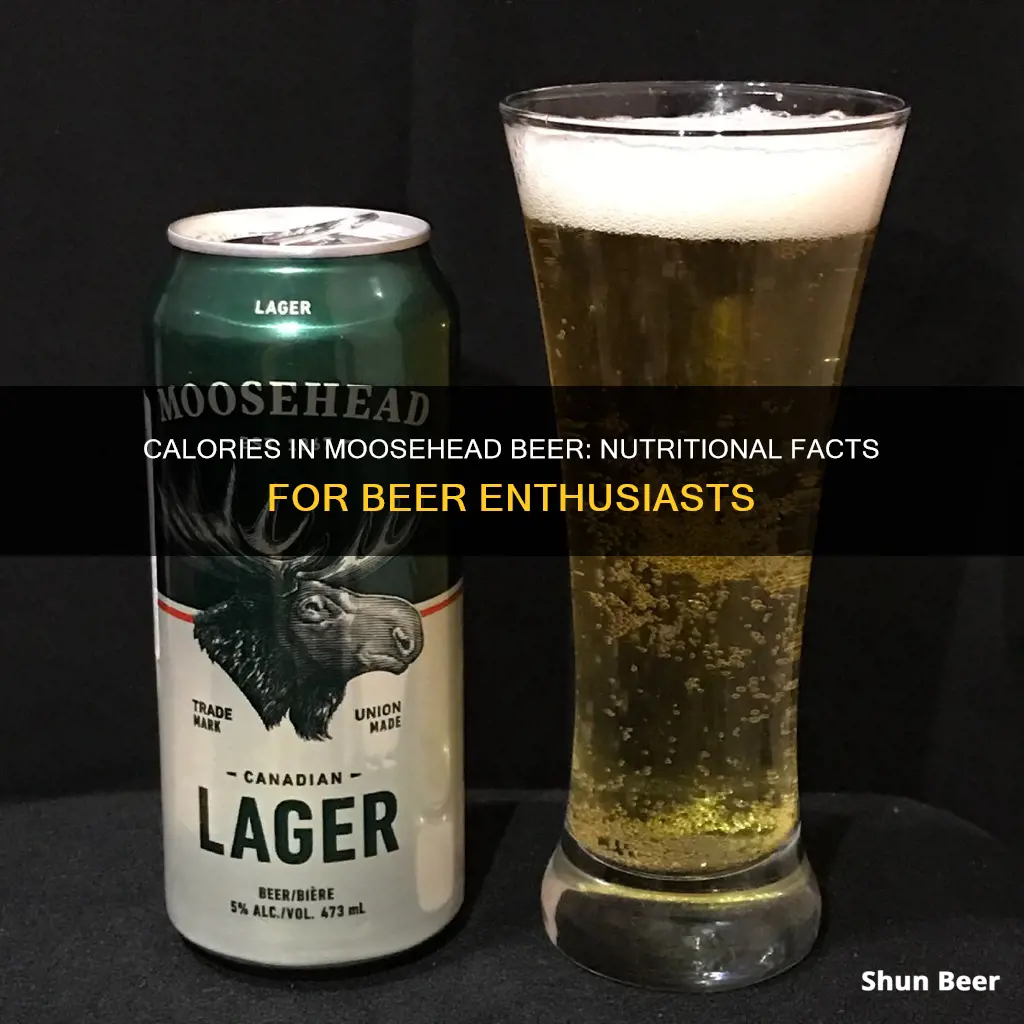 how many calories in moosehead beer