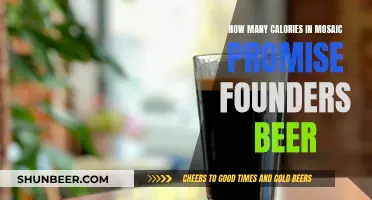 Calorie-Counting: Mosaic Promise Founders Beer Edition