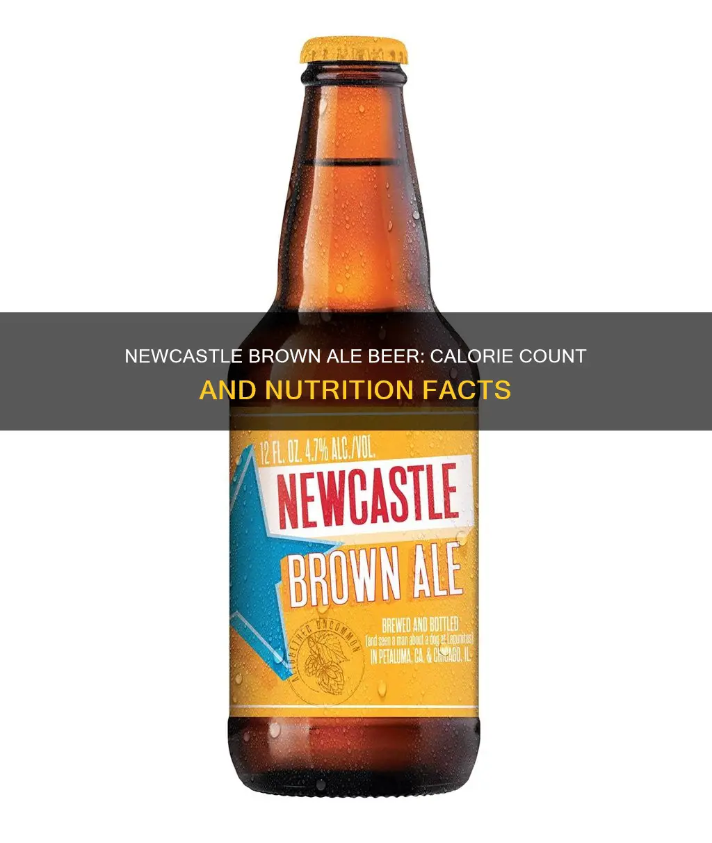 how many calories in newcastle brown ale beer