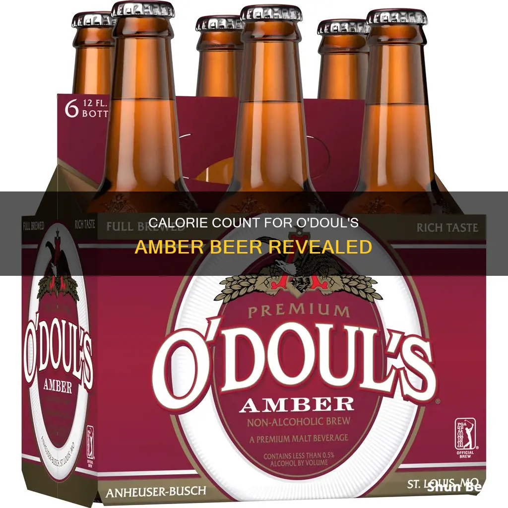 how many calories in o douls amber beer