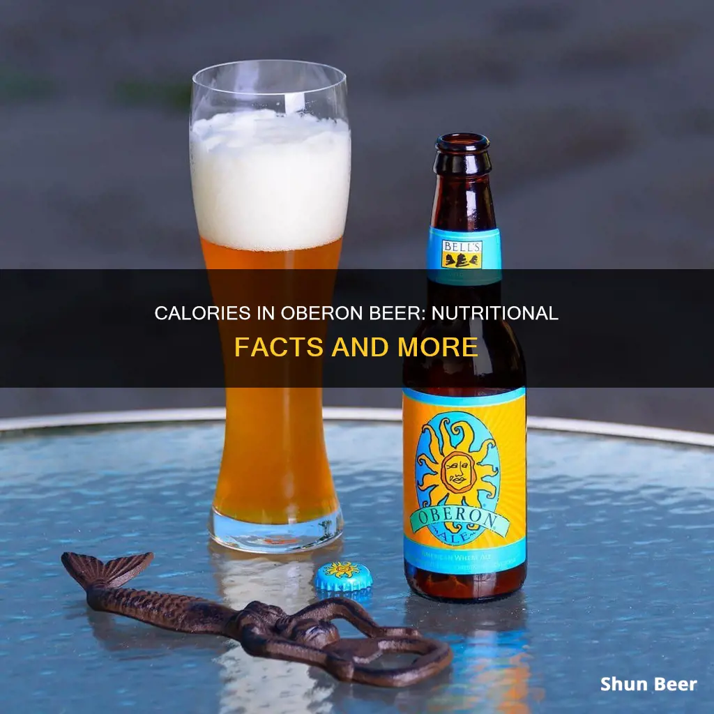 how many calories in oberon beer