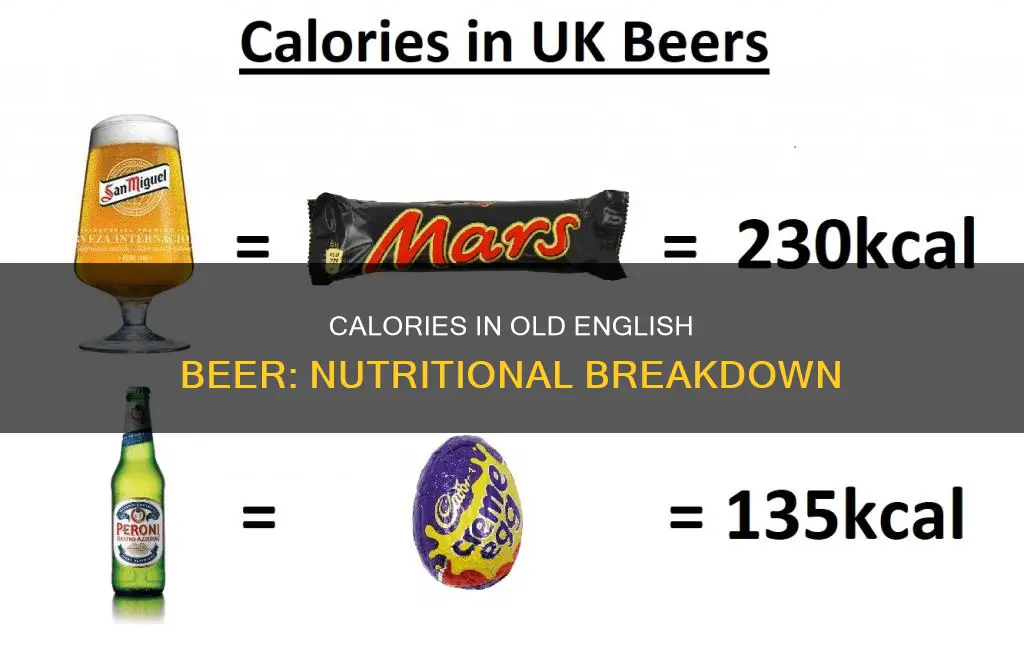 how many calories in old english beer