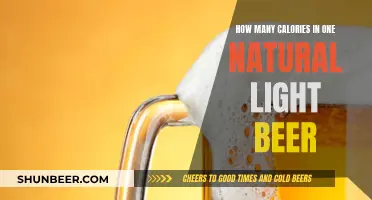 Natural Light Beer: Calories and Nutrition Facts