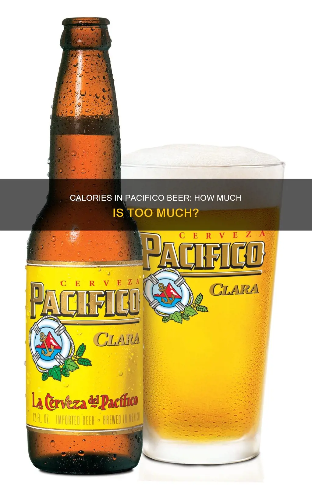 how many calories in one pacifico beer