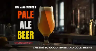 Pale Ale Beer: Calorie Count and Nutrition Facts