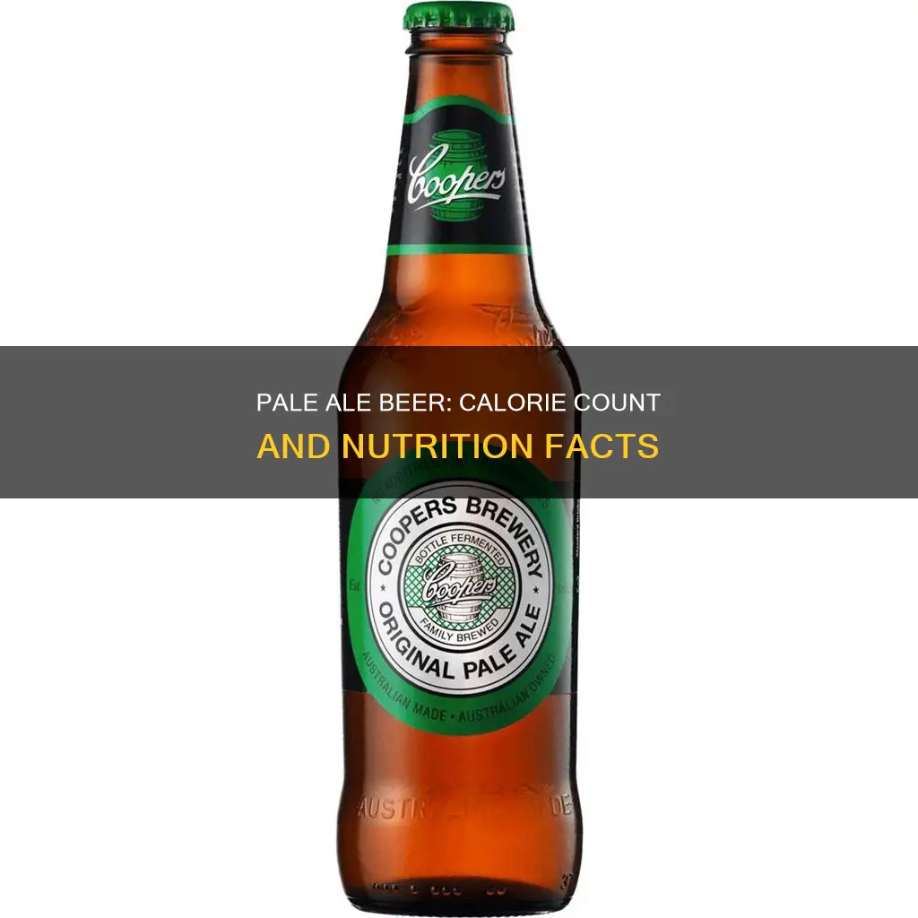 how many calories in pale ale beer