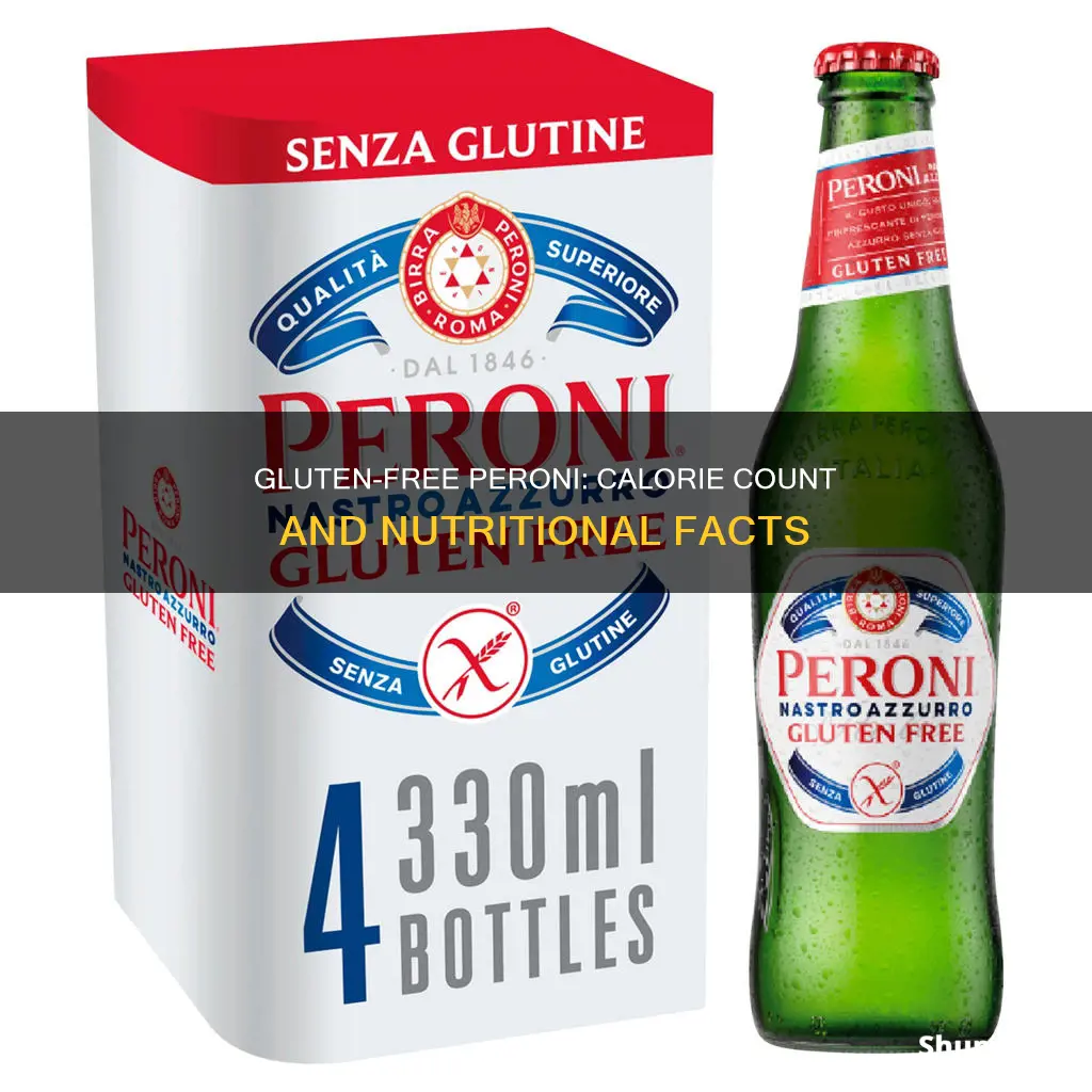 how many calories in peroni gluten free beer