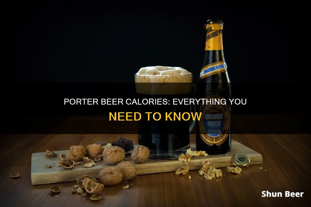 how many calories in porter beer