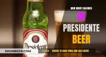 Presidente Beer: Calorie Count and Health Considerations