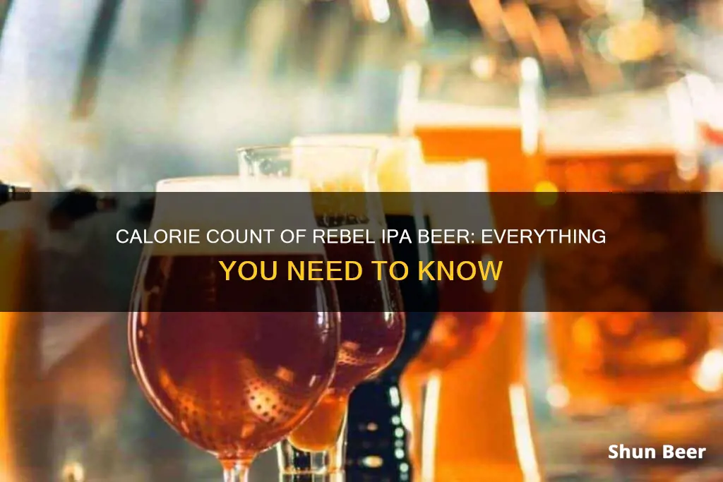 how many calories in rebel ipa beer