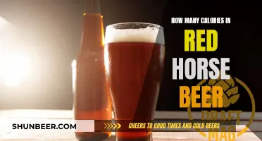 Red Horse Beer: Calorie Count and Nutrition Facts