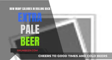 Rolling Rock Extra Pale Beer: Calorie Count and Nutrition