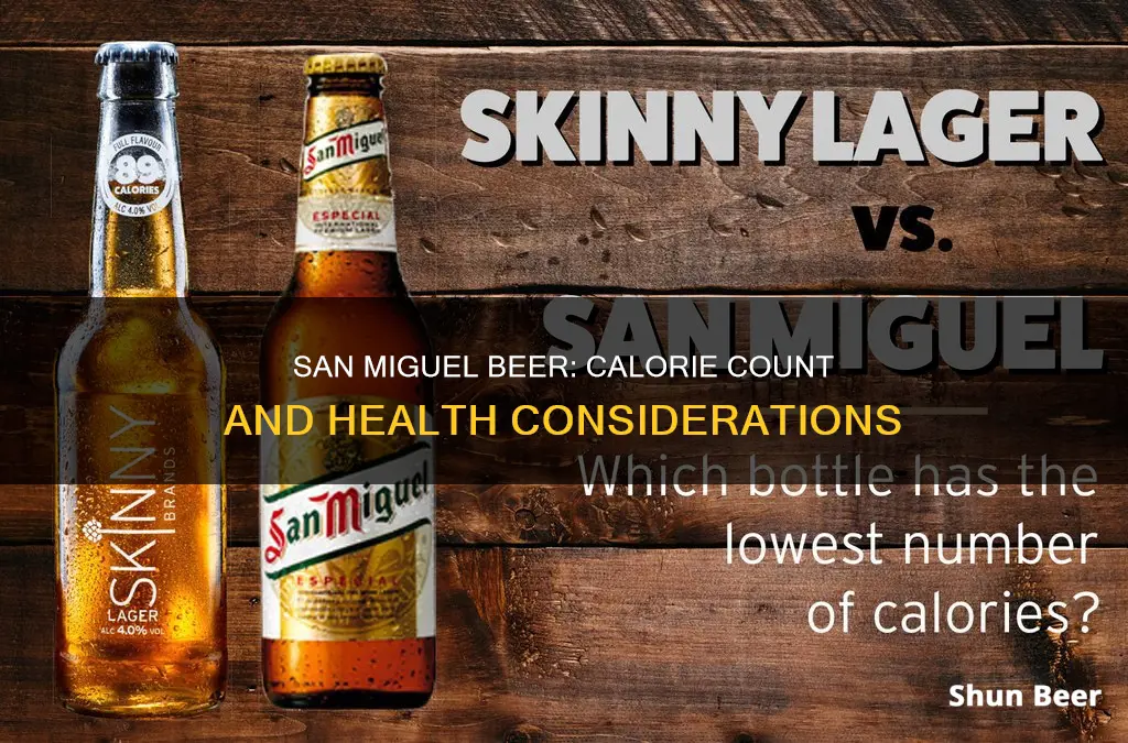 how many calories in san miguel beer